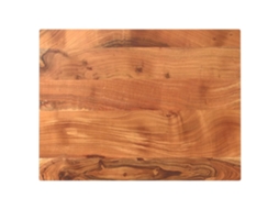 Vidaxl Tampo De Mesa Retangular 80x70x3,8 Cm Madeira De Acácia Maciça