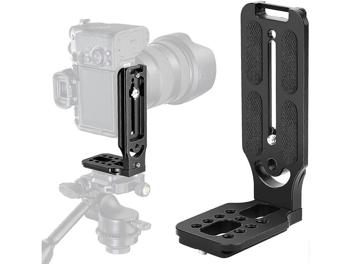 Tripé com montagem em L para câmera DSLR, placa de liberação rápida para Canon, Nikon, Sony, Dji, Osmo, Ronin, Zhiyun, estabilizador Slowmoose
