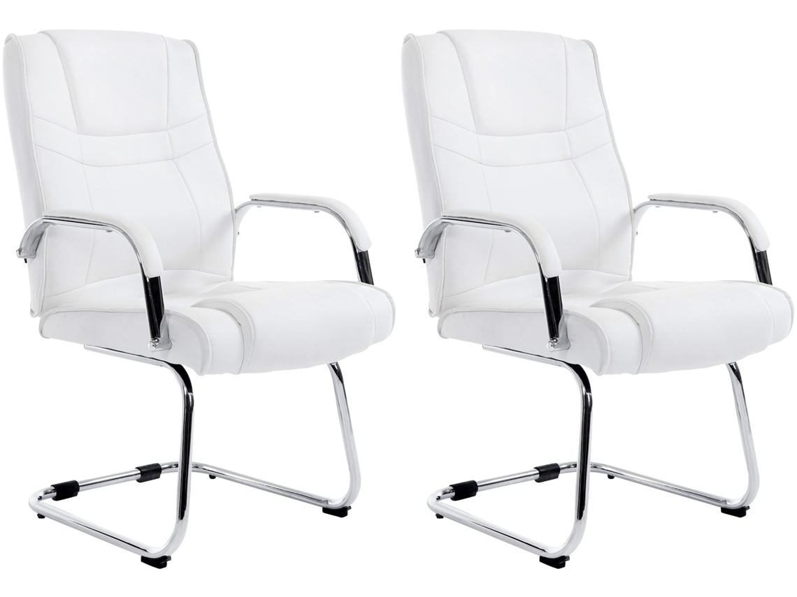 Conjunto de 2 cadeiras Attila branco CLP