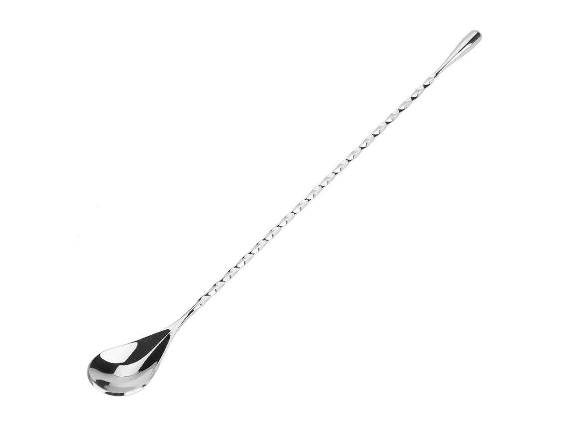 Colher de Cocktail LAXISCREED Aço Inox com Cabo Longo