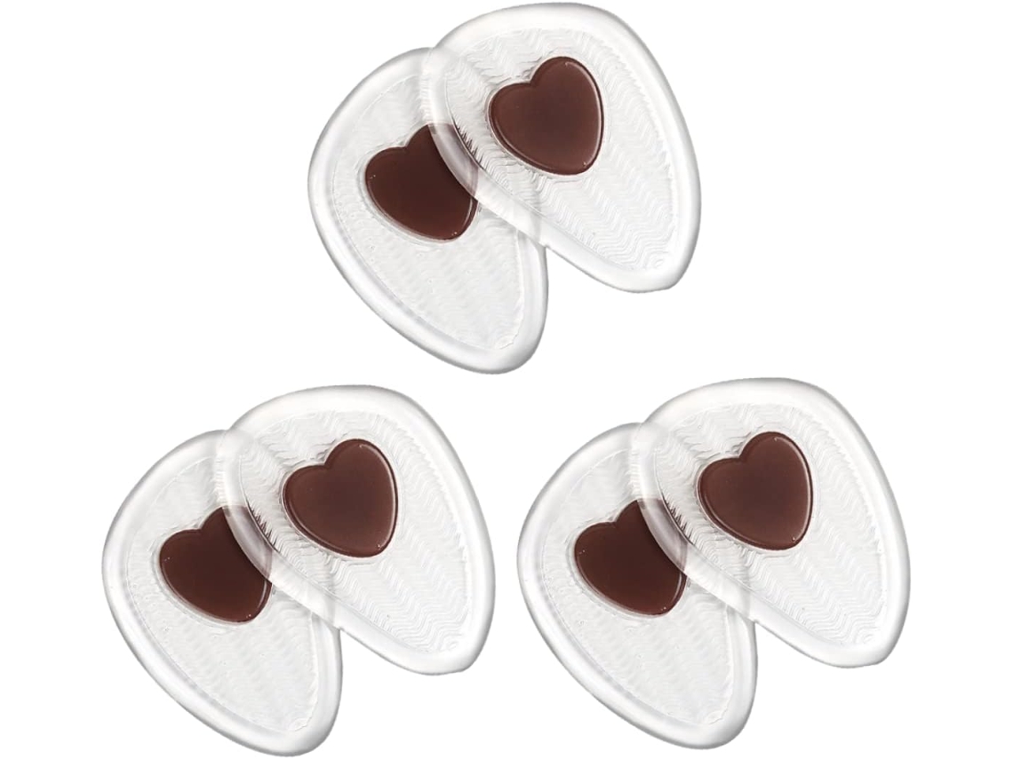 Packove 3-pares De Palmilhas Protetoras Para Os Pés, Calcanhar E Antepé, Para Uso Feminino Em Sapatos De Trabalho