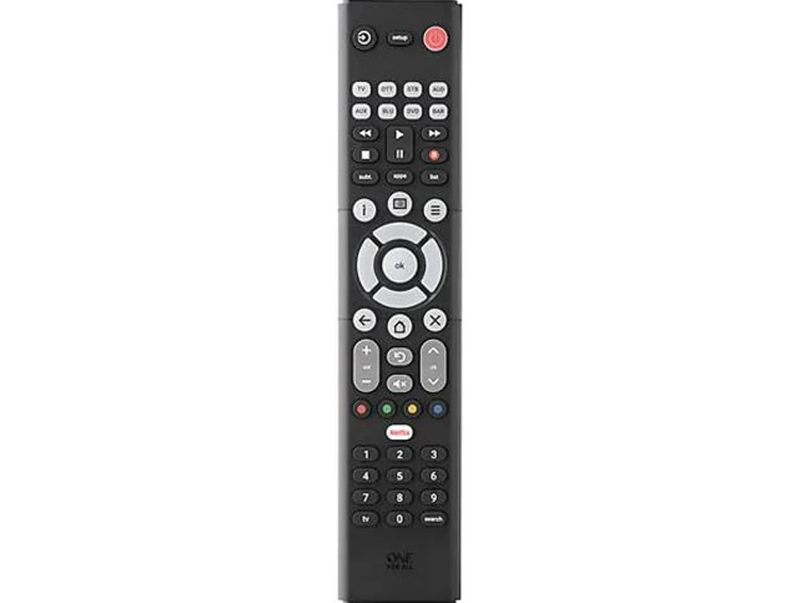 Comando TV Remoto ONE FOR ALL URC1282 (Universal - Preto)