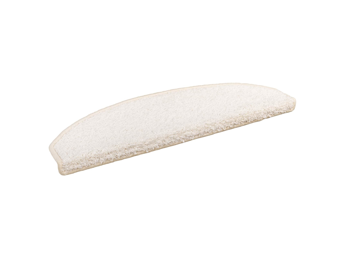 Vidaxl Tapetes Adesivos Para Escadas 15 Pcs Branco 80 X 24,5 X 3,5 Cm