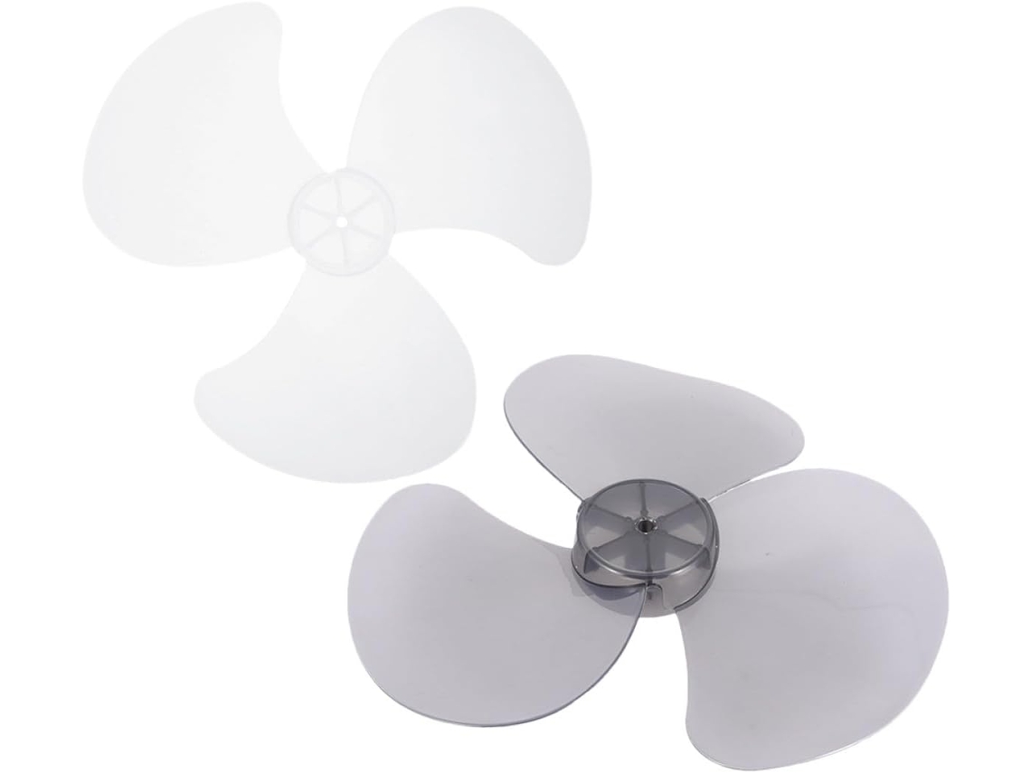 Pás de Plástico Substituição para Ventiladores Mesa e Pedestal, 28 Cm, Resistentes À Temperatura, CHABERLU