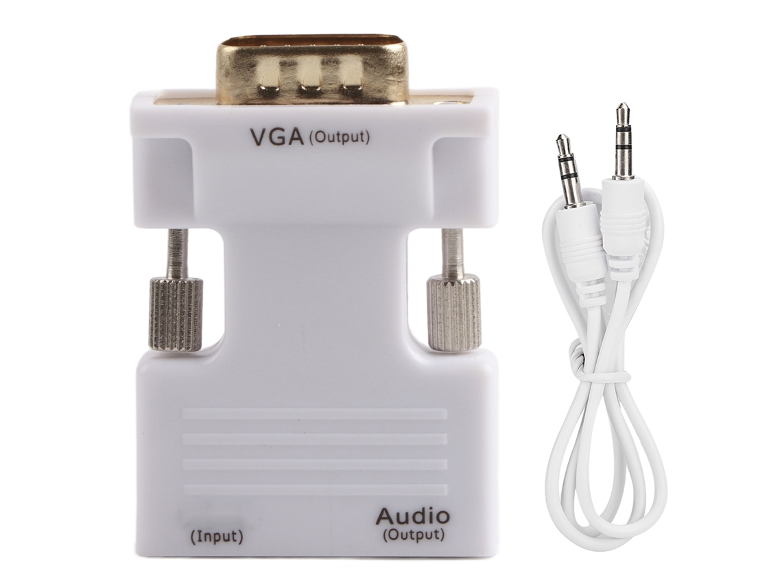 Conversor Hdmi Para Vga Com Áudio E Vídeo 1080p