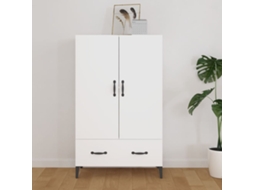 Armario alto 70x31x115 cm Madera procesada Blanco