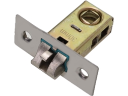 Fechadura De Embutir Tubular Em Liga Zinco Portas Internas, Com Trinco Reversível Bifurcado, Tamanhos 30 35 40 45mm