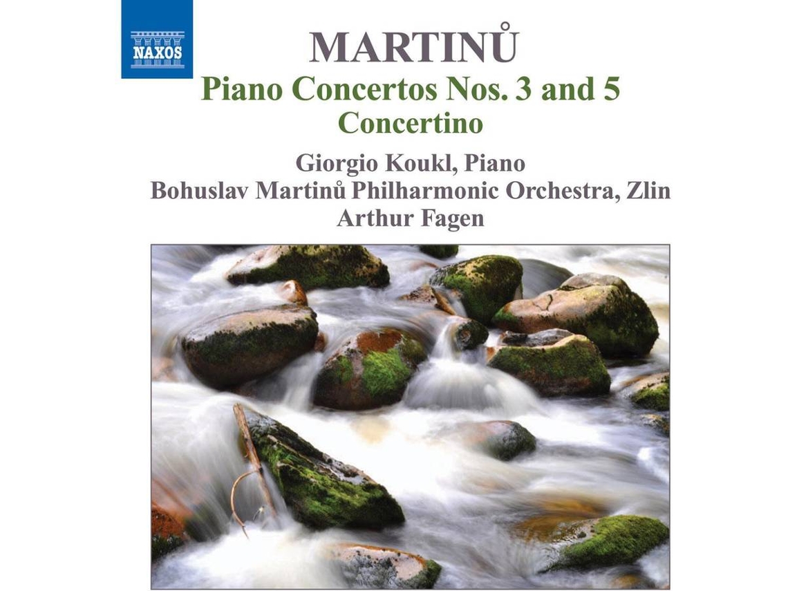 CD Koukl/Fagen/Martinu PO Zlin - Klavierkonzerte 3+5/Concertino (1CD)