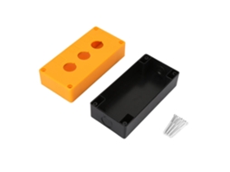 Caixa De Proteção Para Interruptor Push Button De 3 Buracos 22mm À Prova D'água Amarela