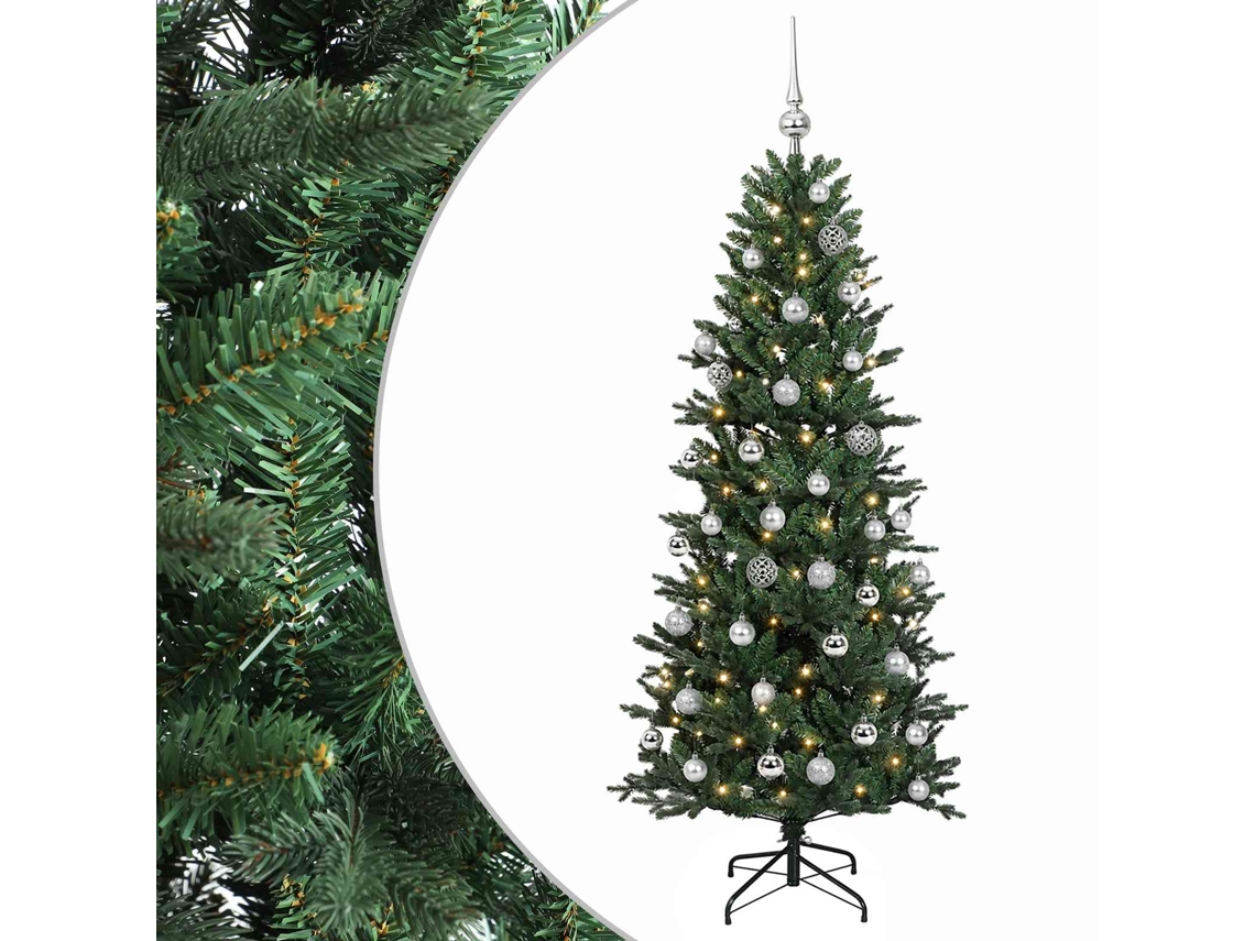 Conjunto 1 Árvore De Natal Artificial Vidaxl Verde Pvc (120 Cm)
