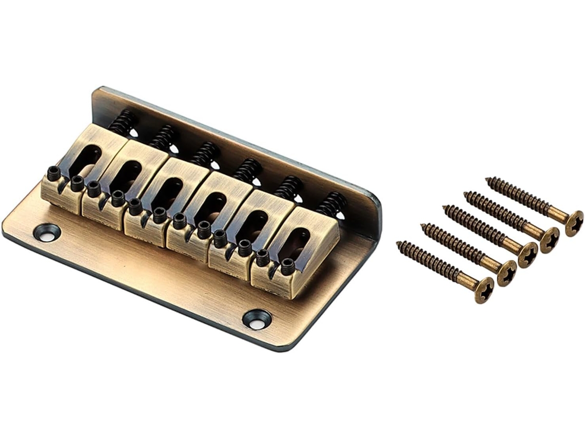 Ponte Para Baixo De 6 Cordas, Componente Elegante Para Instrumento Musical