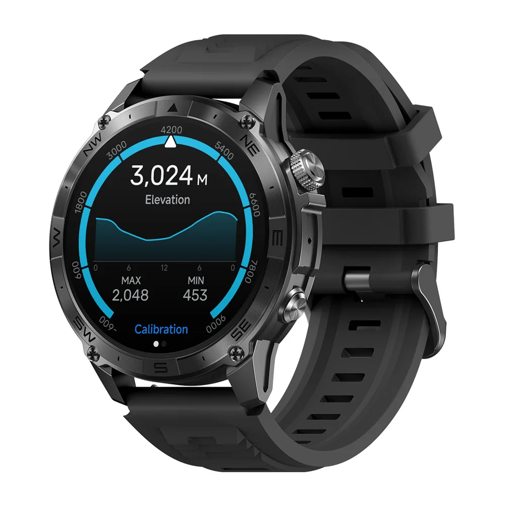 (preto) Smartwatch Masculino E Feminino