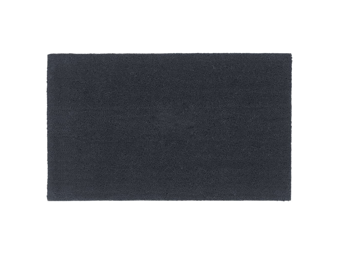 Vidaxl Tapete De Porta 90x150 Cm Fibra De Coco Tufada Cinzento Escuro