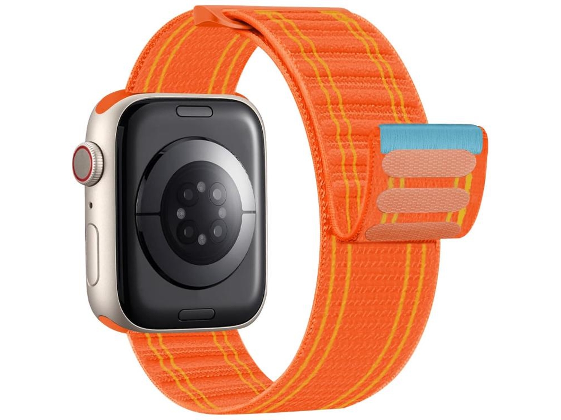 Bracelete Apple Watch Nylon Trançado com Fecho Velcro XIAOMOYU