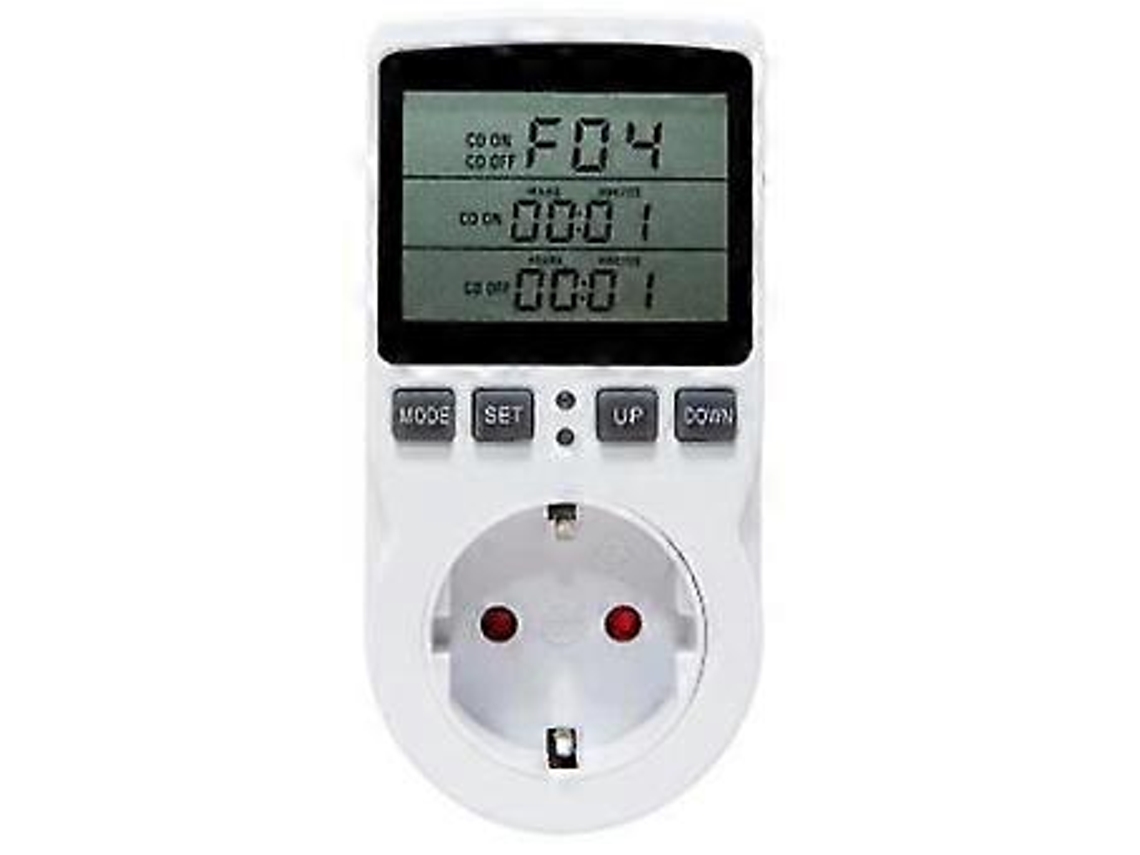 Controlador De Temperatura De Termostato Multifuncional Com Interruptor Temporizador 16a Aquecimento E Resfriamento Slowmoose