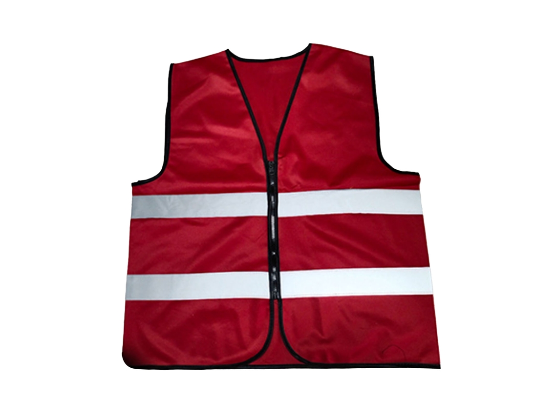 Chaleco De Seguridad Reflectivo De Alta Visibilidad Para Construção E Ciclismo Vermelho Rosa