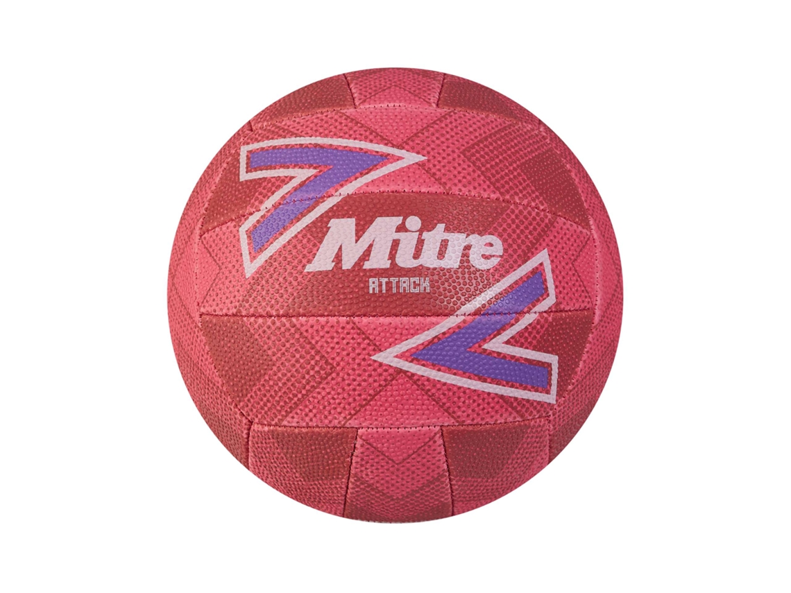 Bola De Treino De Netball Miter Rosa Roxa Branca Tamanho 4 Toque Macio Mitre