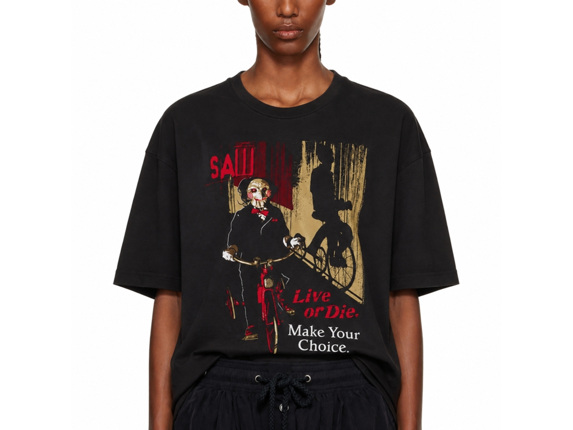 Rockinstone Saw Movie Your Choice Black Adult T-shirt Unique Designer Style
