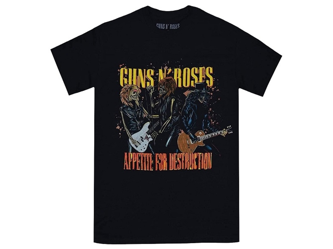 Guns N' Roses Appetite For Destruction T-shirt 2 Unisex Adults Size:l