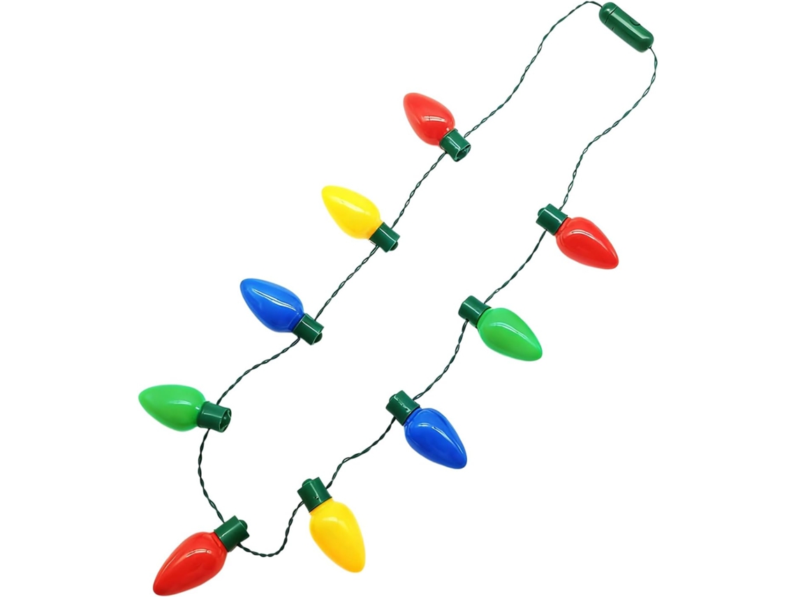 Colar De Luzes Natal Com Lâmpadas Led E 9 Coloridas.
