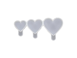 Moldes De Chocolate Anti Aderentes Feitos À Mão, Padrões Estrela/coração/círculo, Acessório Diy Panificação