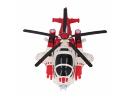 Brinquedo De Avião Para Crianças Avião Elétrico Musical Com Luzes E Sons Hélice Universal Vermelho