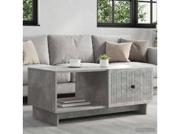 Vidaxl Mesa De Centro Cinzento Cimento 90 X 50 X 40 Cm