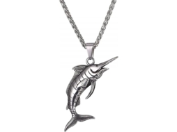 2026 colgante de Tiburón/pez/delfín Joyería Animal Collar para Hombres Niños Acero Inoxidable 05 Swordfish Inoxidável