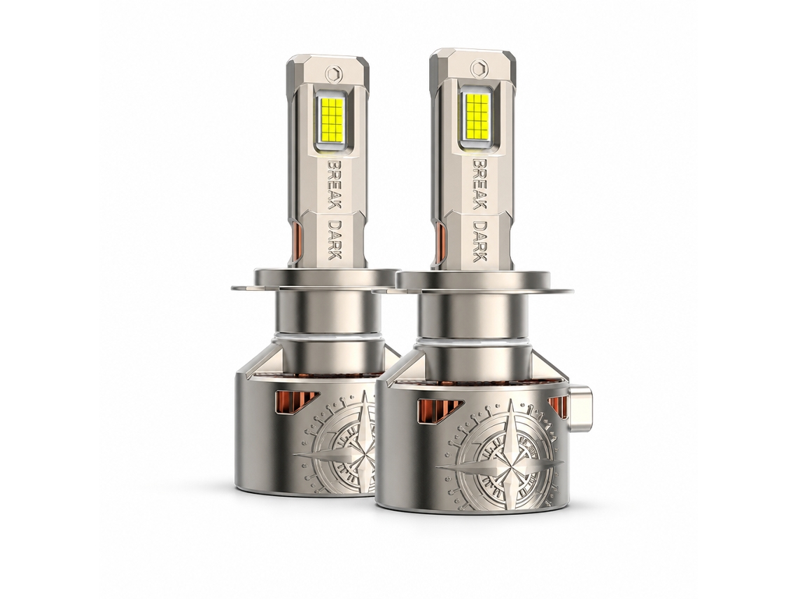 Lâmpada Led Para Farol Automóvel 9005/hb3 240 W Prateada Redsea