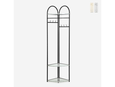 Bengaleiro de Borda Vertical Com Prateleiras Compactas Brilhantes Ahd Amazing Home Design