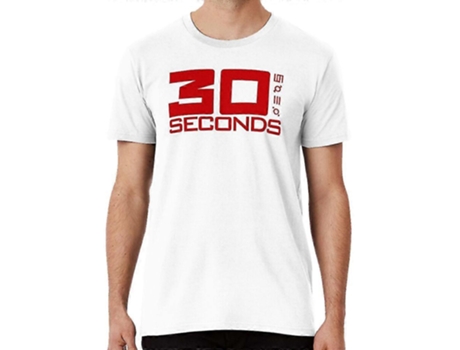 T-shirt De Mulher Zmdecqnb Emblem To Mars Art Thirty Algodão Branco (l)