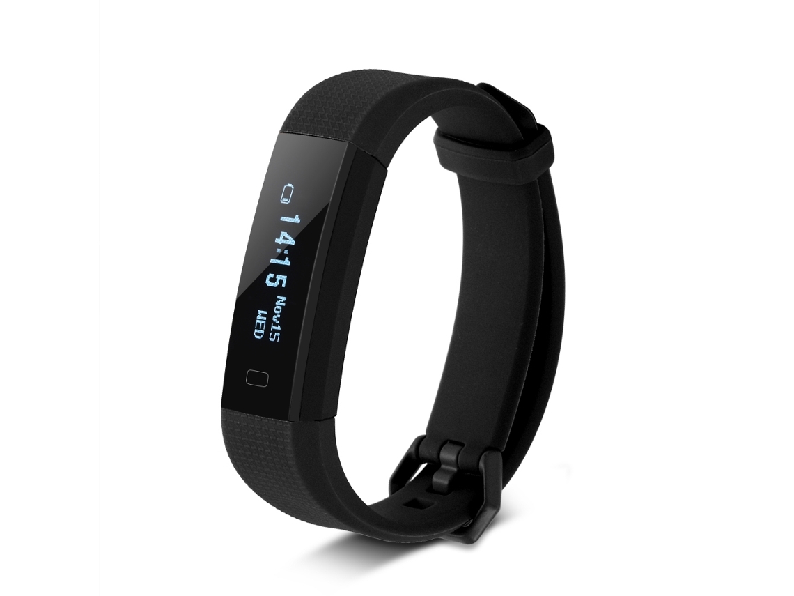 Pulseira Inteligente Bluetooth Resistente À Água Com Monitor Cardíaco