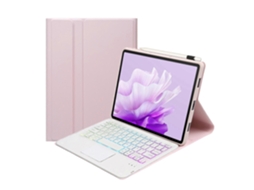Capa De Couro Ultrafina E Destacável Com Teclado Bluetooth Retroiluminado E Touchpad Para Tablet Huawei Matepad 11.5 S 2024 (ah20-as)