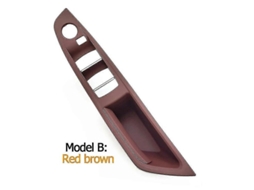 Capa Painel Interior Lateral Porta Braço Bmw Série 5 F10 F11 F18 Rhd Bege Cinza Marrom Modelo B Redbrown