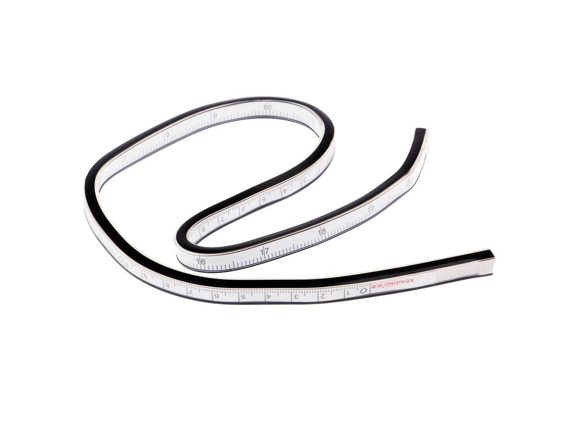 Régua Curva De 50 Cm Para Desenhos Técnicos, Design, Gráficos E