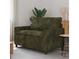 Vidaxl Sofá Verde 126 X 81 X 87,5 Cm Poliéster