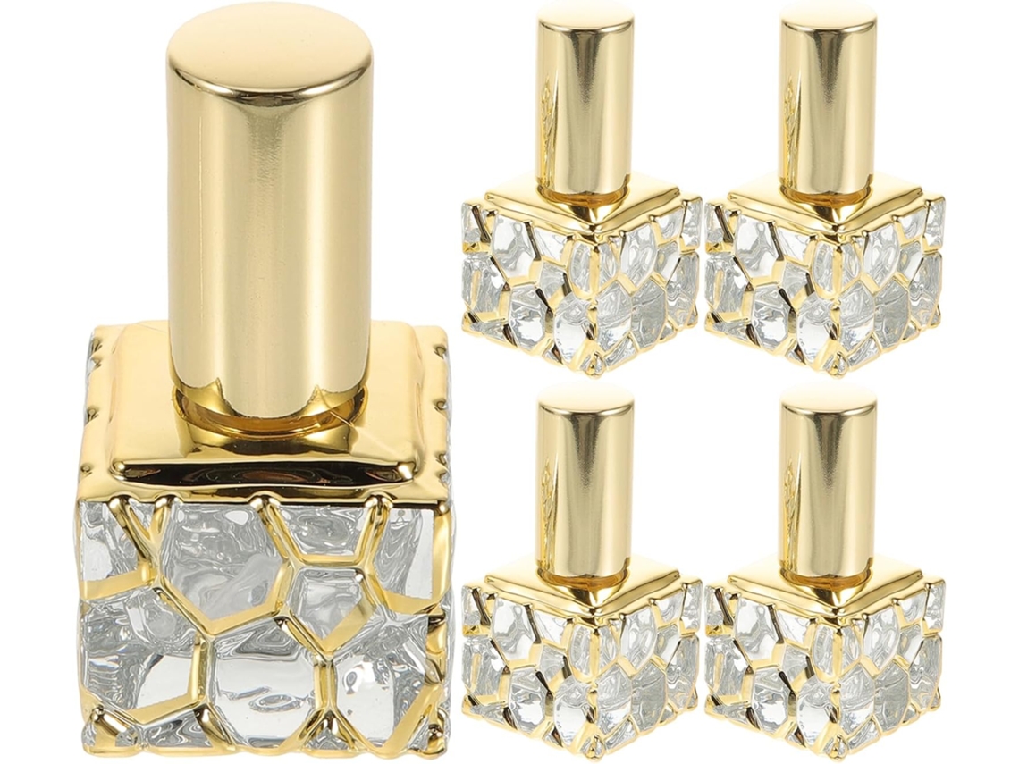 Conjunto De 5 Frascos De Vidro Vazios Para Perfume Em Spray, Para Homens E Mulheres, 10