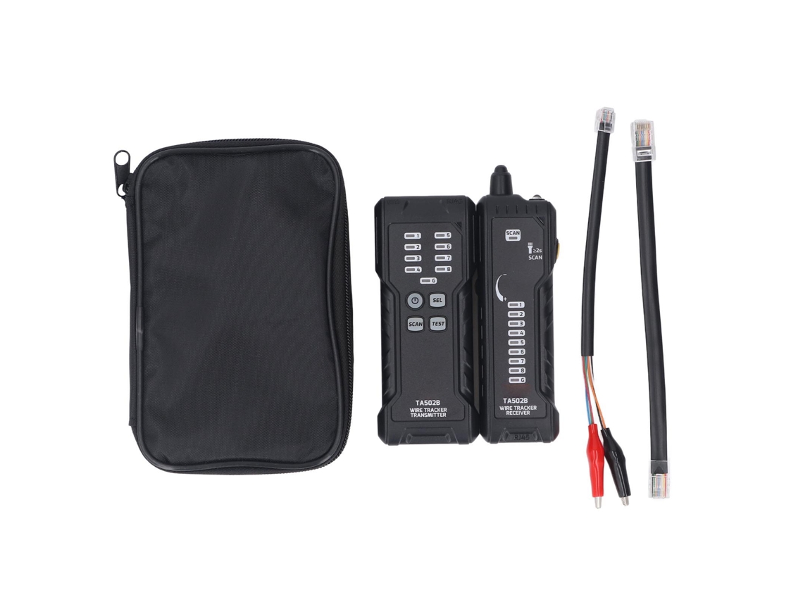 Detector De Cabos Multifuncional Testador De Rede Rj11 Rj45 Localizador De Linhas