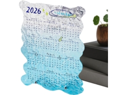 Calendário De Mesa 2026 – Planejador Arte Em Acrílico Transparente,