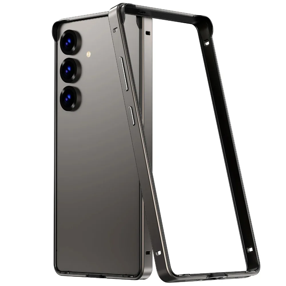 (cinza, Galaxy S25 Ultra) Capa Para Celular Com Estrutura Em Liga De Alumínio, Leve E Fina Para Dissipação De Calor, Oferece Alta Proteção.