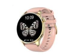 Smartwatch (pulseira De Silicone Dourada)
