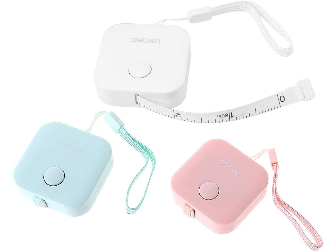 Lurelia Fita Métrica Dupla Escala Ergonómica Alta Precisão 60 Polegadas 152cm Para Costura E Artesanato