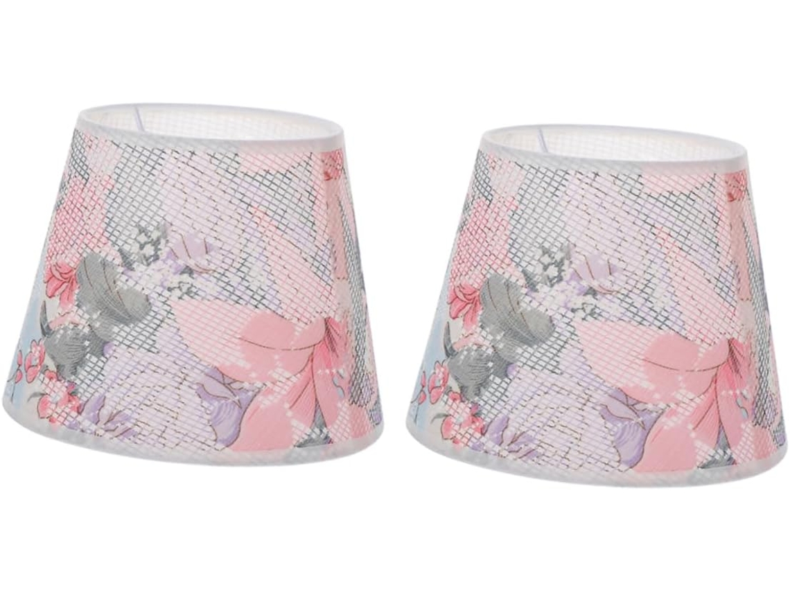 Conjunto de 2 Peças de Capa para Luminária de Chão, com Iluminação Interna, Acessório Elegante para Abajur. SFUSHOS