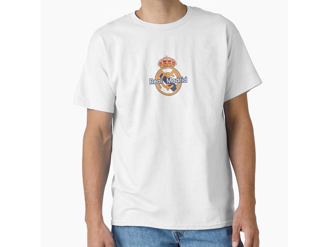 T-shirt Rockinstone Real Madrid Team Classic Unisex For Football Fans-(s)