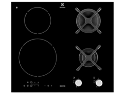 Placa de Gás e Indução ELECTROLUX EGD6576NOK (Elétrica e Gás Natural - 59 cm - Preto)