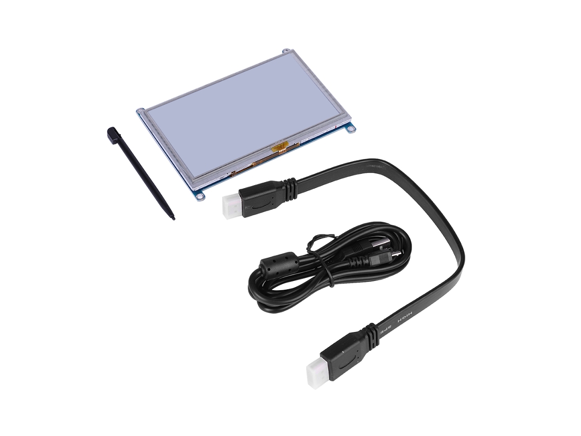 Módulo De Tela Touch Usb Tft Lcd Hdmi De 5 Polegadas (b) Para Raspberry Pi/bb Black Banana Pro