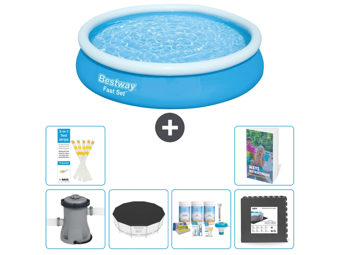 Bestway Piscina Bestway Fast Set Redonda - 366x76 Cm - 7-peças S238