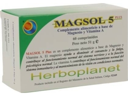 Suplemento Alimentar HERBOPLANET Magsol (60 comprimidos)
