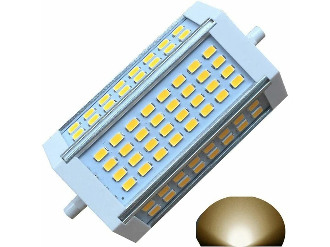 Lâmpada Led R7s , 118mm, Regulável, 30w, Branco Quente (3000k), Ac 220v, Substituição para Focos (equivalente a Halógena R7s) PRIME KANG (j118)