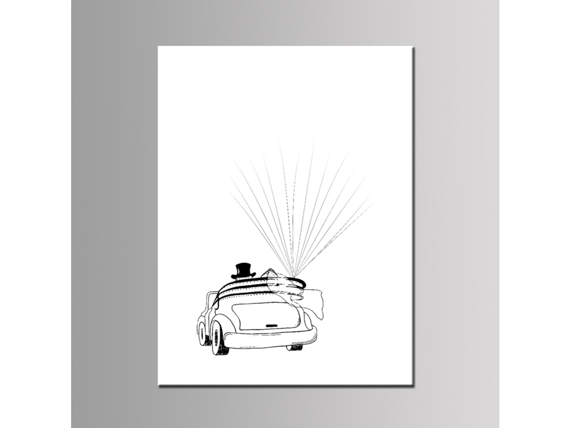 Projeto de pintura com impressão digital (tamanho 30*40cm, edição comemorativa de casamento)
